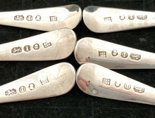 Georgian, George III, Set of Six Silver Teaspoons. London 1804 Peter, Ann & William Bateman. 2.7 troy ounces.