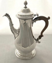 Georgian, George III, Silver Coffee Pot. London 1771 Francis Crump. 26 troy ounces.