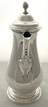 Georgian, George III, Silver Coffee Pot. London 1771 Francis Crump. 26 troy ounces.