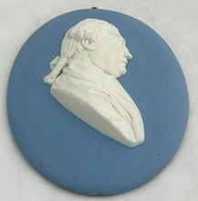 Admiral Augustus Keppel, 1st Viscount Keppel, Wedgwood Jasperware Portrait Profile Medallion.