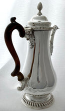 Georgian, George III, Silver Coffee Pot. London 1768 Thomas Whipham & Charles Wright. 27 troy ounces.
