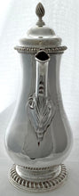 Georgian, George III, Silver Coffee Pot. London 1768 Thomas Whipham & Charles Wright. 27 troy ounces.