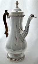 Georgian, George III, Silver Coffee Pot. London 1768 Thomas Whipham & Charles Wright. 27 troy ounces.