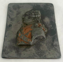 Louis XVI Lead Portrait Profile Relief Plaque.