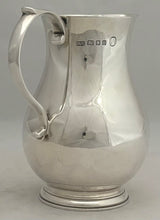 George V Silver Sparrow Beak Jug. London 1935 (Jubilee Mark) Birch & Gaydon. 8.4 troy ounces.