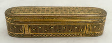 Louis XVI French Gilt Metal Snuff Box.