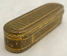 Louis XVI French Gilt Metal Snuff Box.