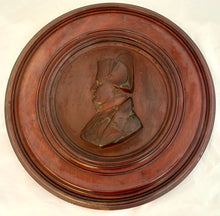 Napoleon Bonaparte Large 19th Century Copper Relief Portrait Profile Roundel.