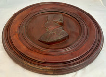 Napoleon Bonaparte Large 19th Century Copper Relief Portrait Profile Roundel.