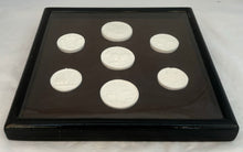 Late 19th Century Cased Set of Eight North West England Agricultural Plaster Intaglio Roundels.