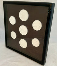 Late 19th Century Cased Set of Eight North West England Agricultural Plaster Intaglio Roundels.