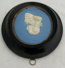 Admiral Lord Richard Howe, 1st Earl Howe, Wedgwood Blue Jasperware Portrait Profile Medallion.