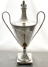 Georgian, George III, Scottish Silver Coffee Urn. Edinburgh 1783 Alexander Gardner. 43.8 troy ounces.