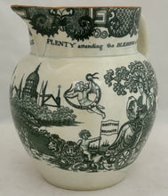 The French Revolutionary Wars & The Treaty of Amiens Pearlware Jug, circa 1802.