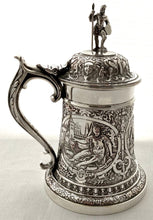 Victorian Silver Plated Neoclassical Tankard. John Grinsell & Sons.