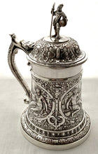 Victorian Silver Plated Neoclassical Tankard. John Grinsell & Sons.