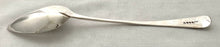 Georgian, George III, Silver Basting Spoon. London 1809 John Lias. 3.2 troy ounces.