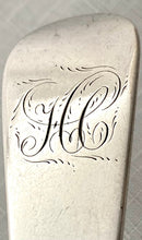 Georgian, George III, Silver Basting Spoon. London 1809 John Lias. 3.2 troy ounces.