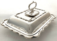 Art Nouveau Silver Plated Entree Dish & Cover. Asprey London, circa 1905.