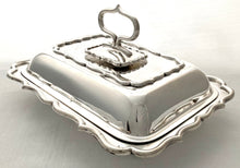 Art Nouveau Silver Plated Entree Dish & Cover. Asprey London, circa 1905.