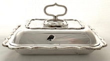 Art Nouveau Silver Plated Entree Dish & Cover. Asprey London, circa 1905.