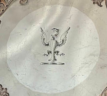 Late Georgian Pair of Old Sheffield Plate Waiters, circa 1830.