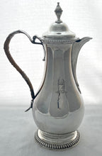 Georgian, George III, Silver Hot Water Jug. London 1774 Charles Wright. 22.5 troy ounces.