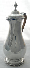 Georgian, George III, Silver Hot Water Jug. London 1774 Charles Wright. 22.5 troy ounces.