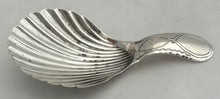 Georgian, George III, Silver Shell Pattern Caddy Spoon. Birmingham 1797, Joseph Taylor.