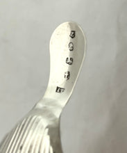 Georgian, George III, Silver Shell Pattern Caddy Spoon. Birmingham 1797, Joseph Taylor.