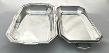 Art Deco Silver Plated Entree Dish & Cover. Asprey of London circa 1933.