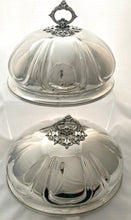 Early Victorian Pair of Old Sheffield Plate Meat Domes. Matthew Boulton, circa 1845.