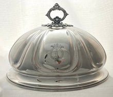 Early Victorian Pair of Old Sheffield Plate Meat Domes. Matthew Boulton, circa 1845.