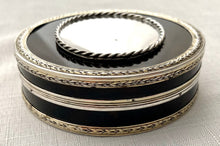 Georgian, George III, White Metal & Tortoiseshell Circular Snuff Box, circa 1780 - 1810.