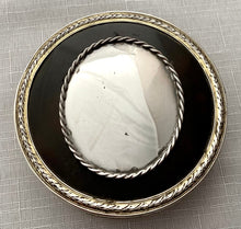 Georgian, George III, White Metal & Tortoiseshell Circular Snuff Box, circa 1780 - 1810.