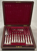 Georgian, George IV, Silver Dessert Service for Six. Sheffield 1830 Henry Atkin & John Oxley.