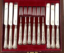 Georgian, George IV, Silver Dessert Service for Six. Sheffield 1830 Henry Atkin & John Oxley.