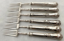 Georgian, George IV, Silver Dessert Service for Six. Sheffield 1830 Henry Atkin & John Oxley.