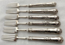 Georgian, George IV, Silver Dessert Service for Six. Sheffield 1830 Henry Atkin & John Oxley.