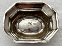 Georgian, George I, Pair of Silver Trencher Salts. London 1719 James Rood. 3.6 troy ounces.