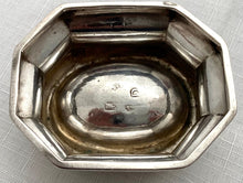 Georgian, George I, Pair of Silver Trencher Salts. London 1719 James Rood. 3.6 troy ounces.