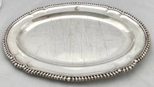 Victorian Silver Meat Platter. London 1857 Samuel Whitfield. 43.7 troy ounces.