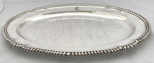 Victorian Silver Meat Platter. London 1857 Samuel Whitfield. 43.7 troy ounces.