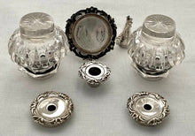 Early Victorian Silver Inkstand. London 1840 The Barnards. 16.6 troy ounces.