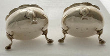 Georgian, George III, Pair of Silver Salts. London 1764. 2.6 troy ounces.