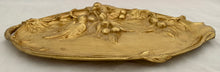 Late 19th Century French Naturalistic Gilt Metal High Relief Tray.
