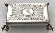 William IV Crested Silver Box. London 1831 Archibald Douglas. 6 troy ounces.