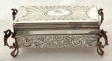William IV Crested Silver Box. London 1831 Archibald Douglas. 6 troy ounces.