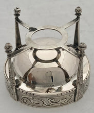 Early 20th Century Dutch White Metal Tea Strainer. 2.3 troy ounces.