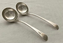 Georgian, George III, Pair of Silver Sauce Ladles. London 1785 Richard Crossley. 3.1 troy ounces.